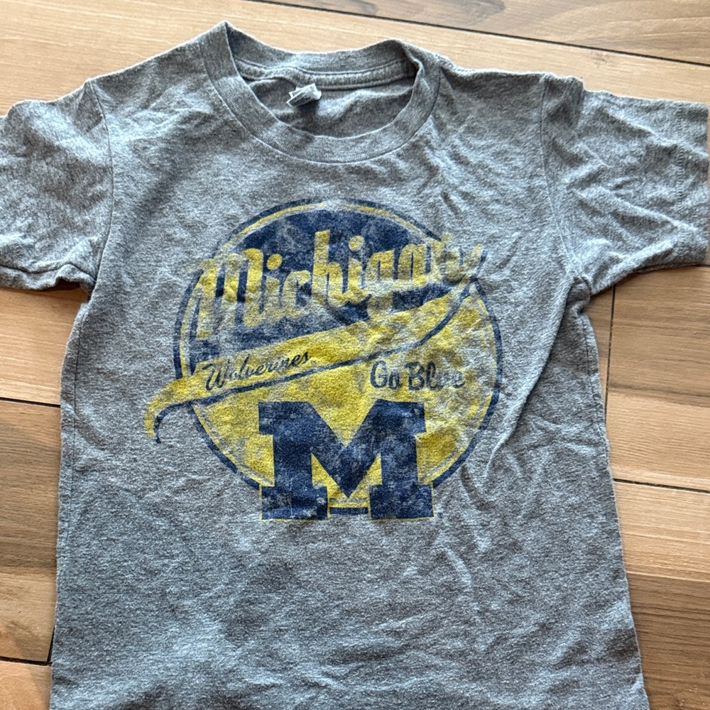 Kids Michigan Wolverines Gray T-Shirt